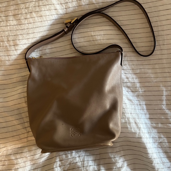 Loewe Taupe Leather Bag